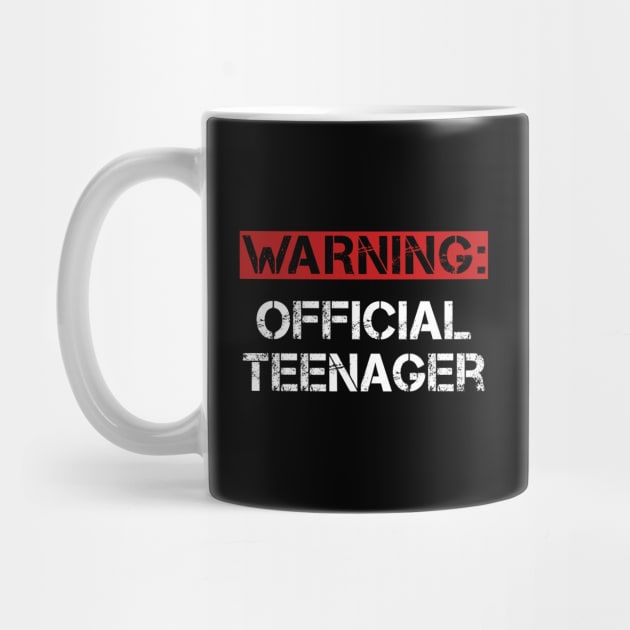 Official Teenager T-Shirt - Funny 13th Birthday Gift by Ilyashop